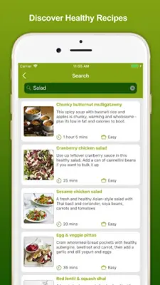 Healthy Eating Recipes android App screenshot 0